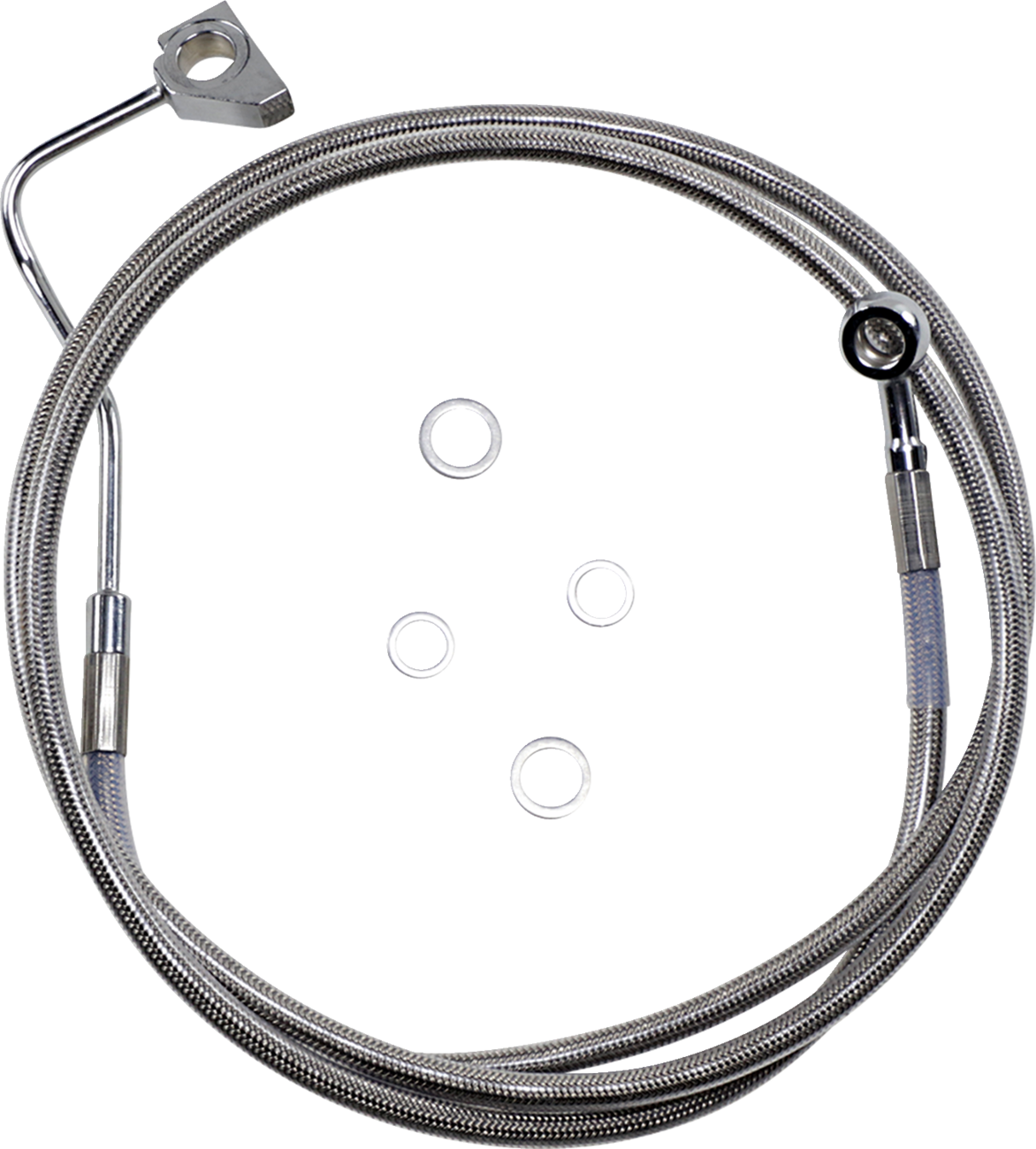 Brake Line - +4" - Stainless Steel - ABS