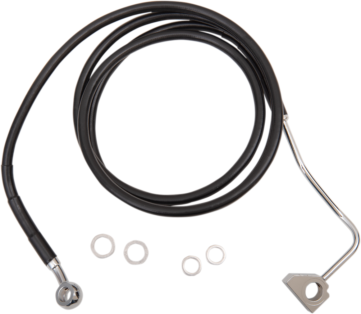 Brake Line - Front (Upper) - Black - +4" with ABS