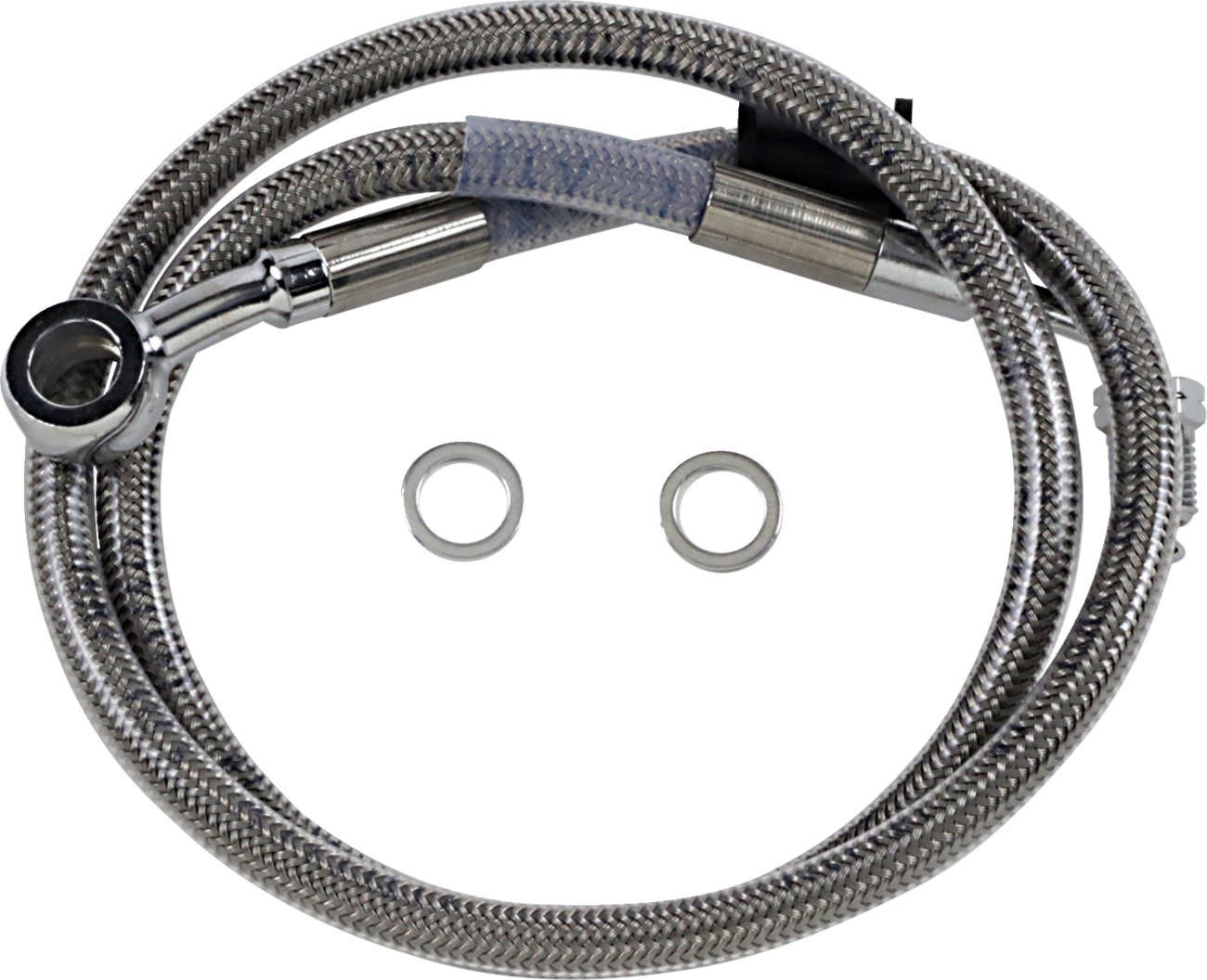 Brake Line - +4" - Stainless Steel - '18-'23 Softail