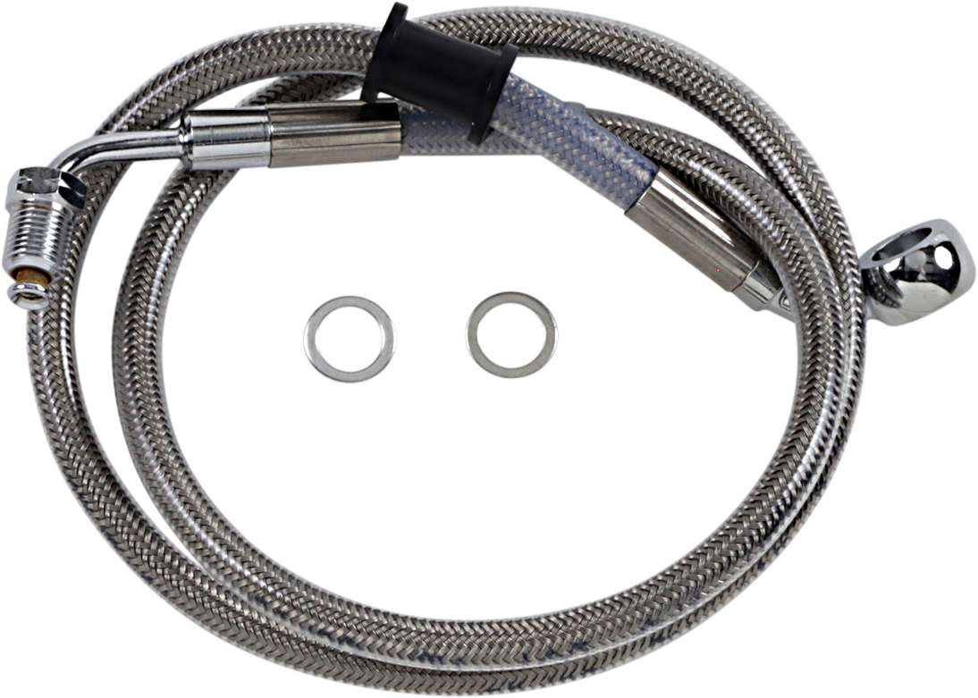 Brake Line - +8" - Stainless Steel - '18-'21 Softail