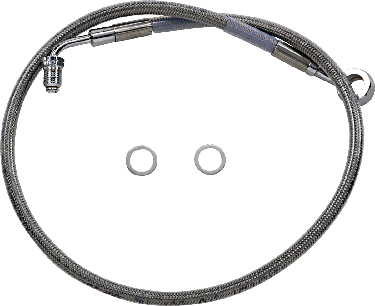 Brake Line - +6" - Stainless Steel - '18-'23 Softail