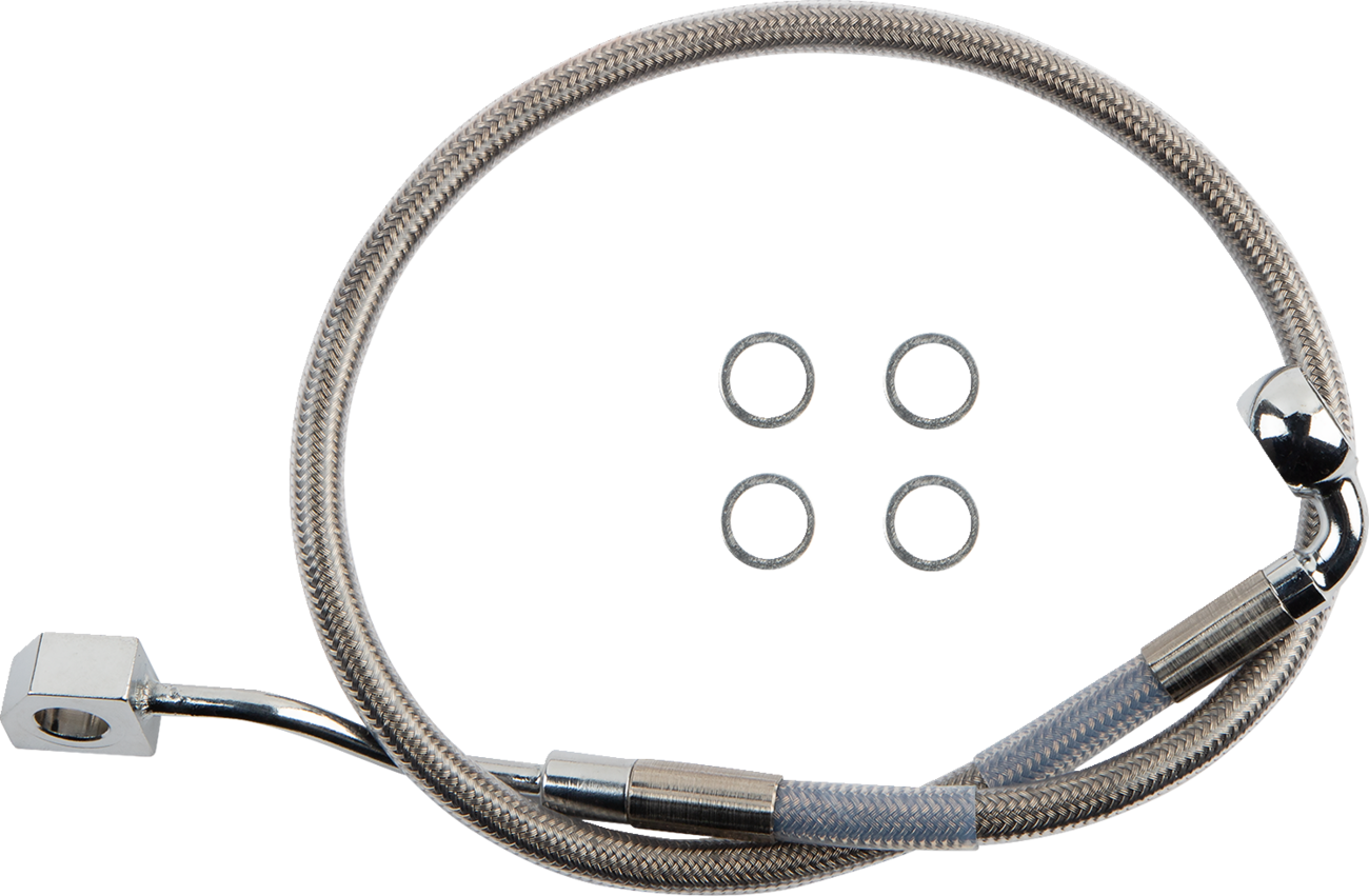 Brake Line - Rear - Master Cylinder to ABS - Stainless Steel