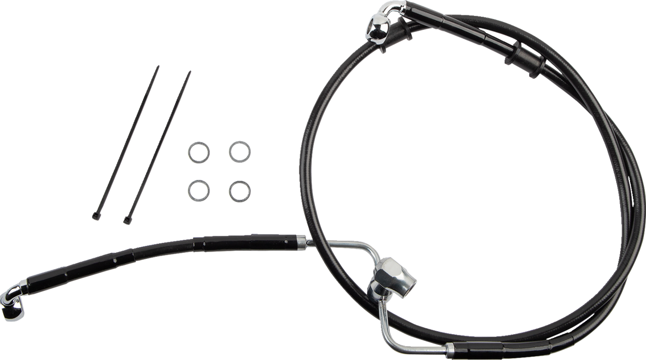 Brake Line - Rear - Non-ABS - Black
