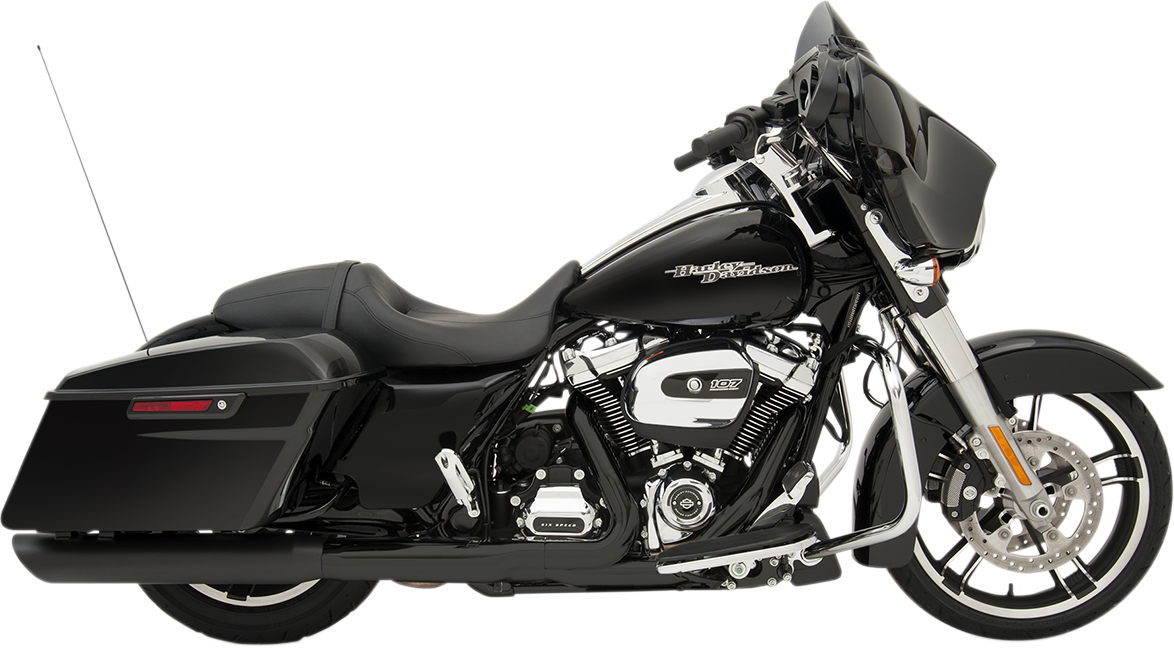 4" Slashdown Slip-On Mufflers - Black