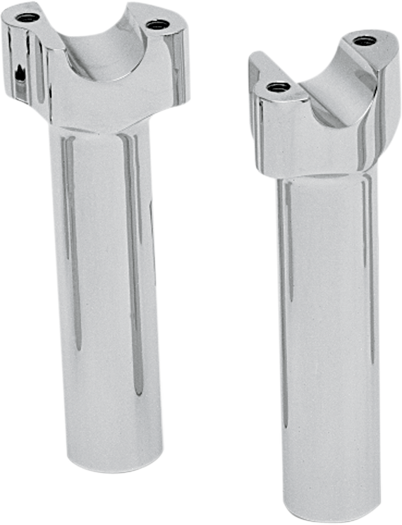 Buffalo Billet Aluminum Handlebar Risers - 6" - Chrome