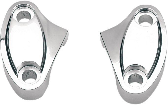 Handlebar Riser Clamp - Two-Piece - Chrome