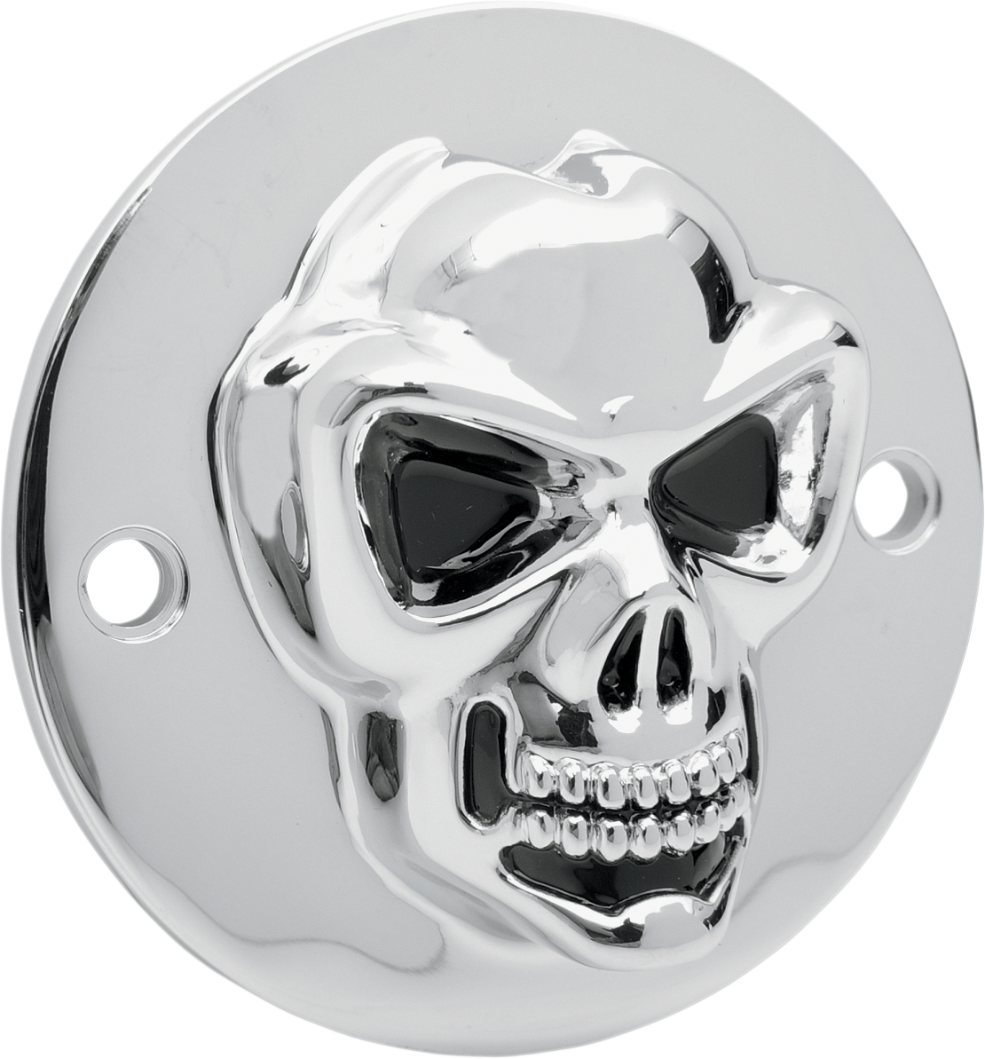 3-D Skull Points Cover - Big Twin
