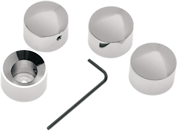 Head Bolt Covers - Chrome