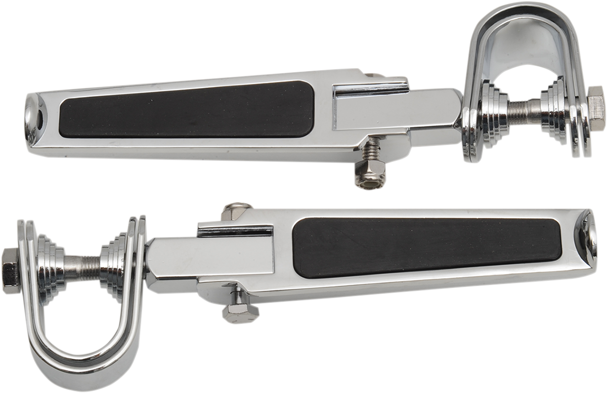 U-Clamp Foot Pegs - Rubber Inlay