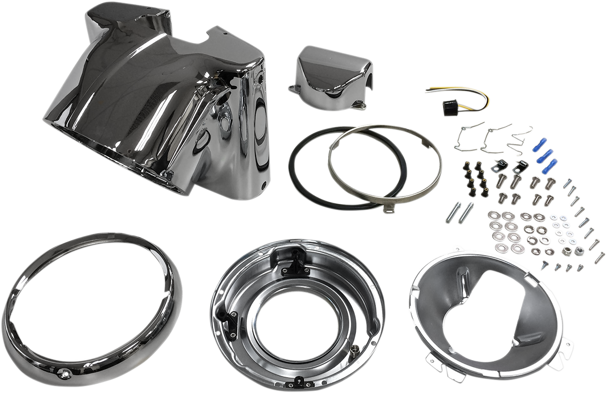 7" Nacelle Headlight Kit - Chrome
