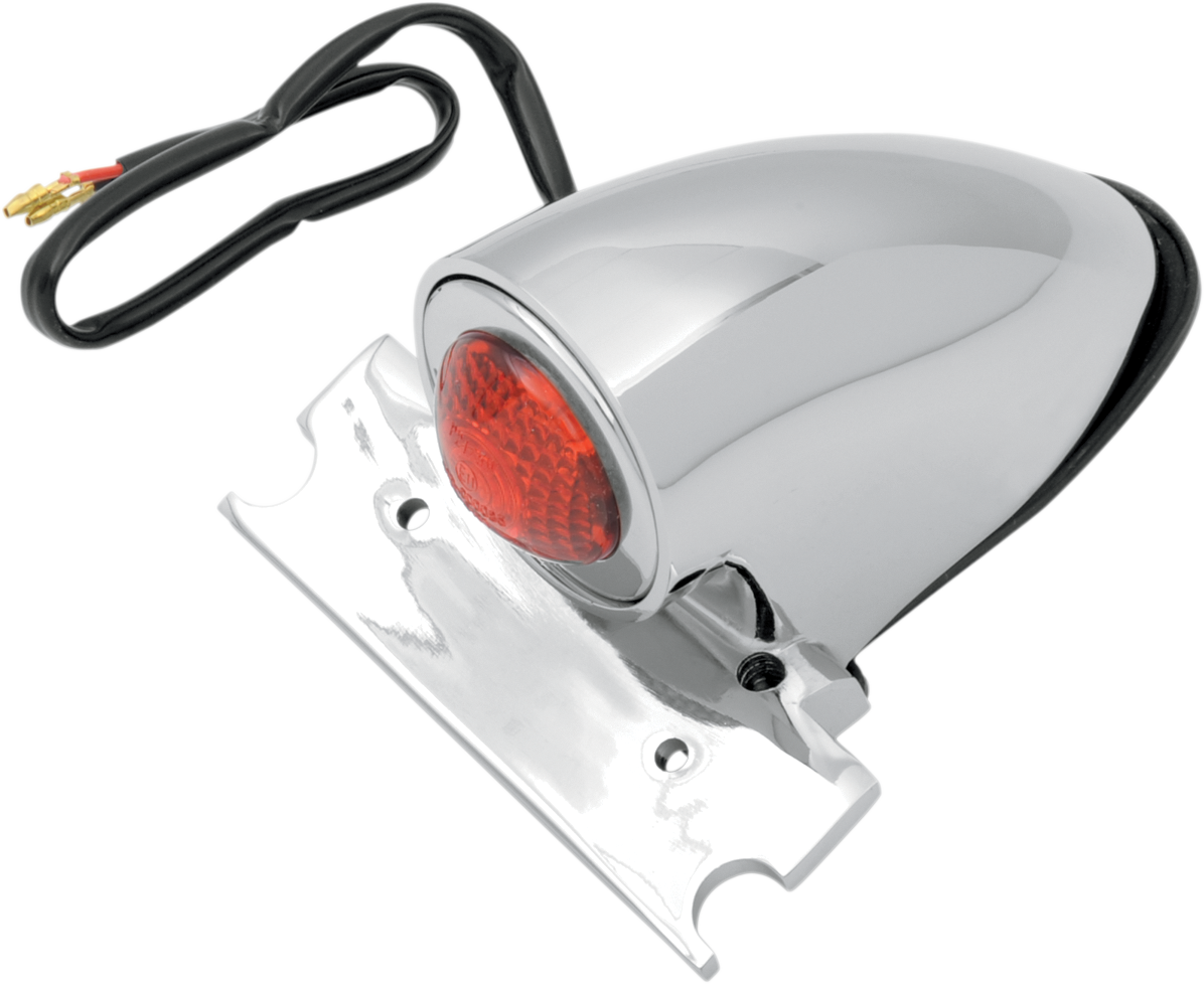 Taillight - License Plate Mount - Chrome