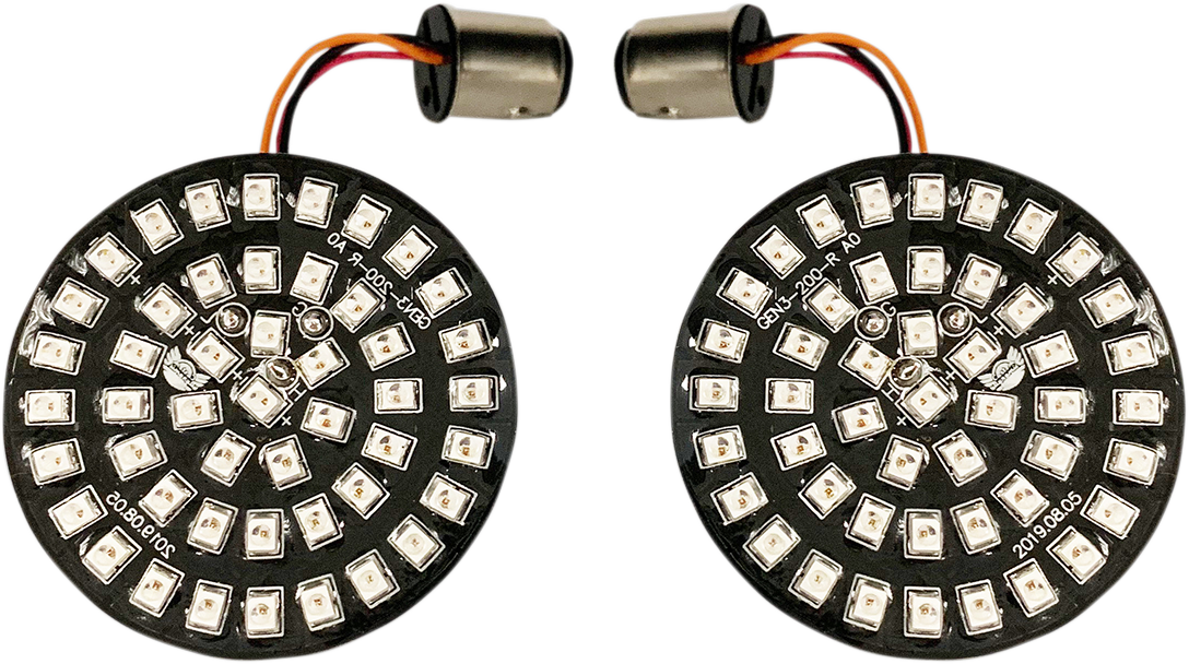 Bullet-Style Turn Signal Insert - Red