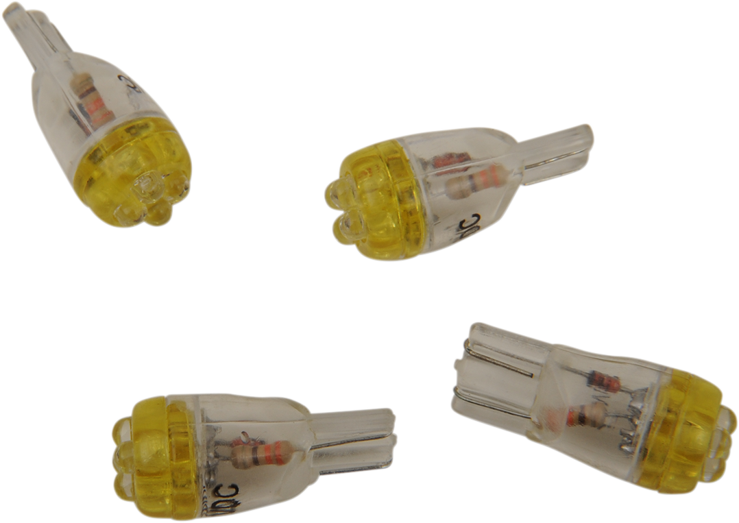 Mini Wedge LED Bulbs - Amber