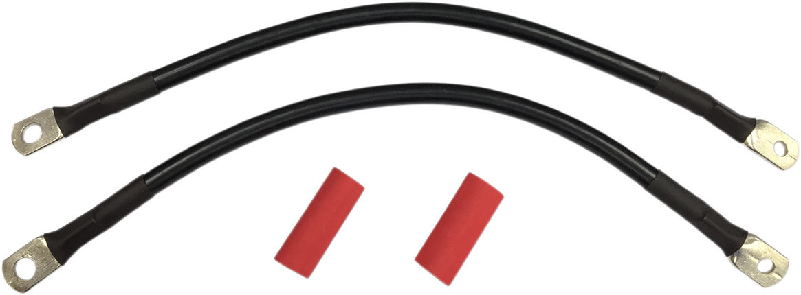 Black Battery Cable Set - '04-'09 XL
