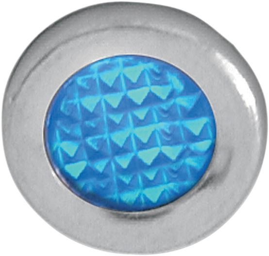 Snap-In Indicator Light - Blue - Stainless Steel Bezel