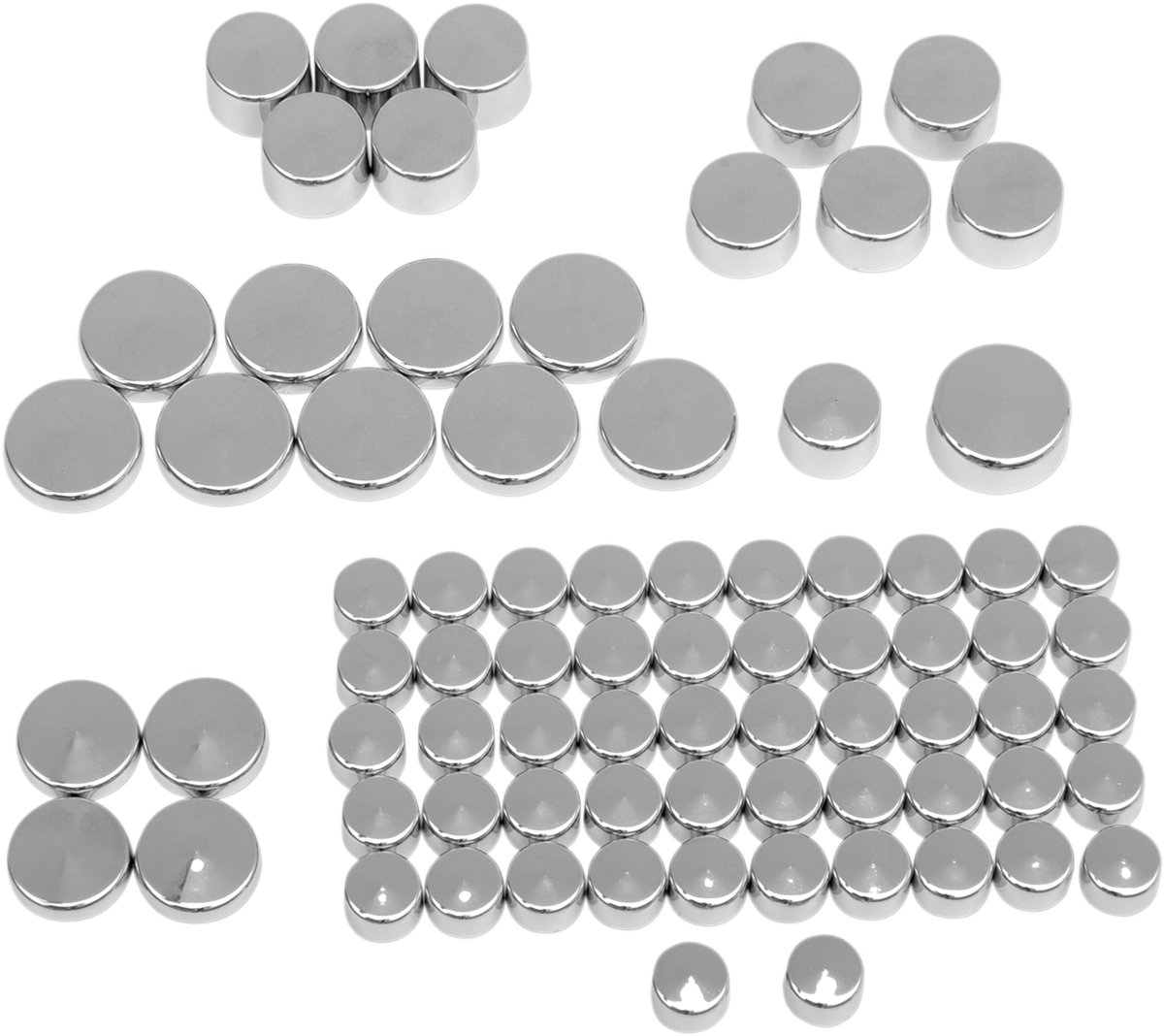 Bolt Cover Kit - Standard/Engine - Chrome - '04-'21 Sportster