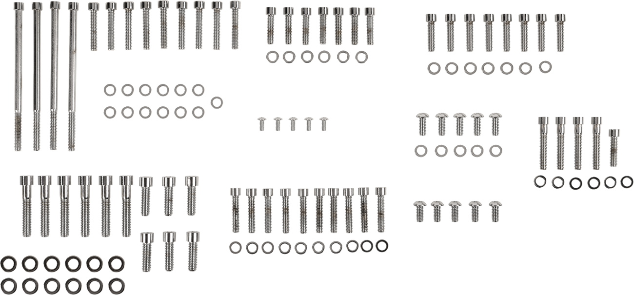 Bolt Kit - Complete Motor - Smooth/Socket-Head - '07-'16 Touring