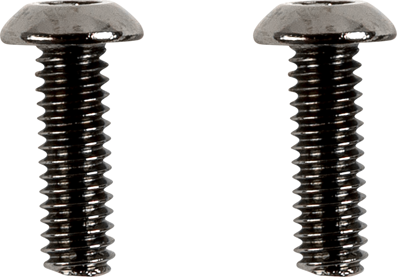 Bolt Kit - Timing Cover - Smooth/Button-Head/Torx - Black/Chrome - M8