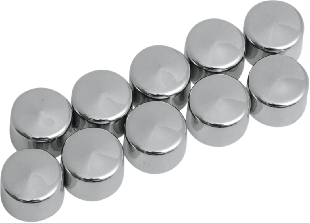 Bolt Covers - Allen/Socket - 3/16" - Chrome - 10 Pack
