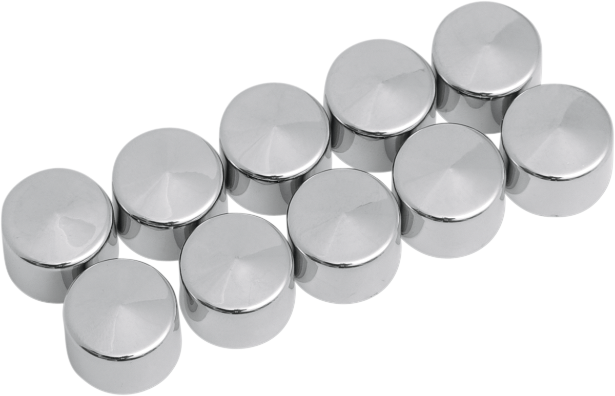 Bolt Covers - Allen/Socket - 5/16" - Chrome - 10 Pack