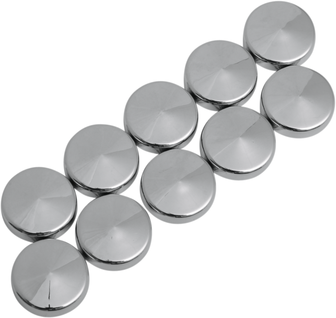Bolt Covers - Torx - 1/4" - Chrome - 10 Pack