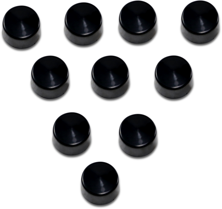 Bolt Covers - Allen/Socket - 5/16" - Black - 10 Pack