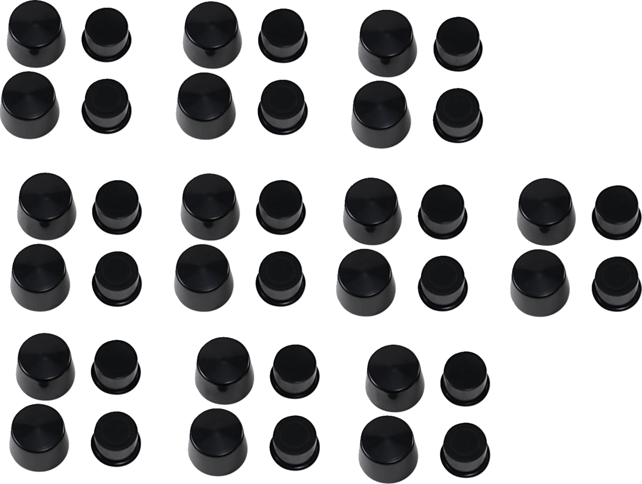 Cover - Bolt - Deep - Hex - Black