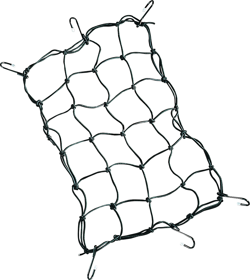 Cargo Net - 12" x 17" - 6 Hook - Black