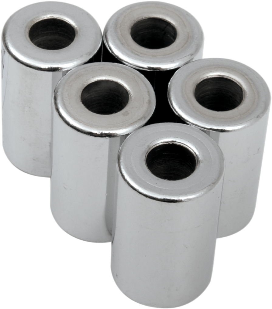 Spacer - Chrome - 1/4" x 5/8" x 1"