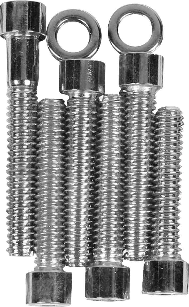 Bolt Kit - Cam Cover - Smooth - Chrome - '93-'00 Harley-Davidson