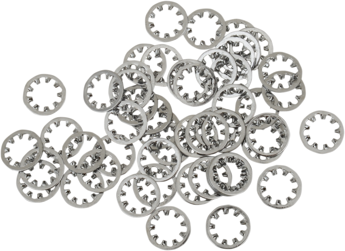 Inside Washer - Star - Chrome - 5/16"