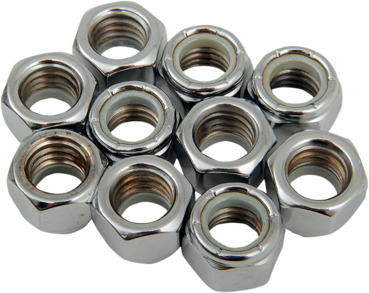 Nuts - Nylon - Chrome - 7/16"-14