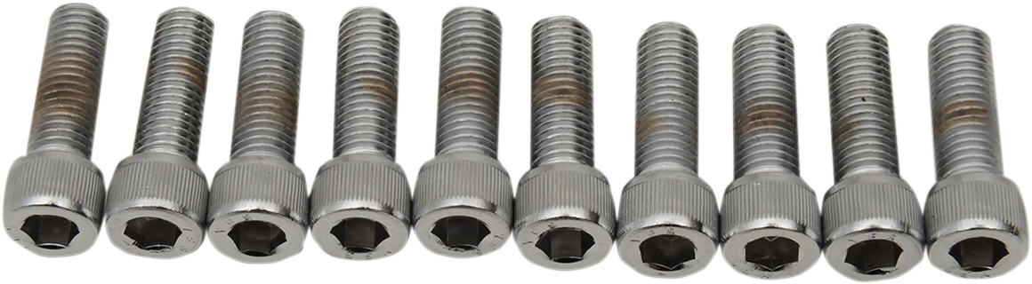 Bolts - Socket-Head/Replacement - Knurled/Fine Thread - 1/4"-28 x 3/4" - 10 Pack