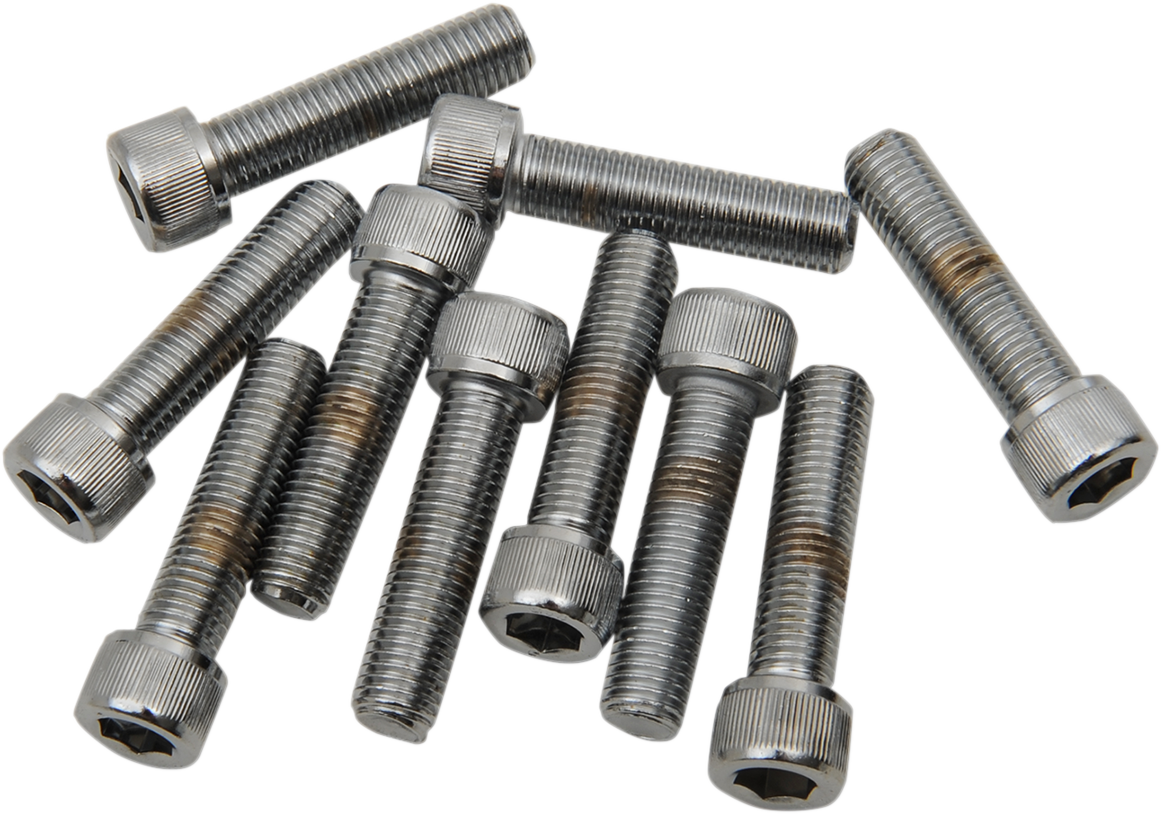 Bolts - Socket-Head/Replacement - Knurled/Fine Thread - 5/16"-24 x 1" - 10 Pack