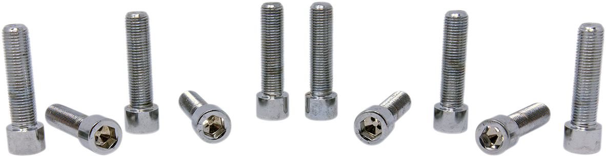 Bolts - Socket-Head/Replacement - Smooth/Fine Thread - 3/8"-24 x 1-1/2" - 10 Pack