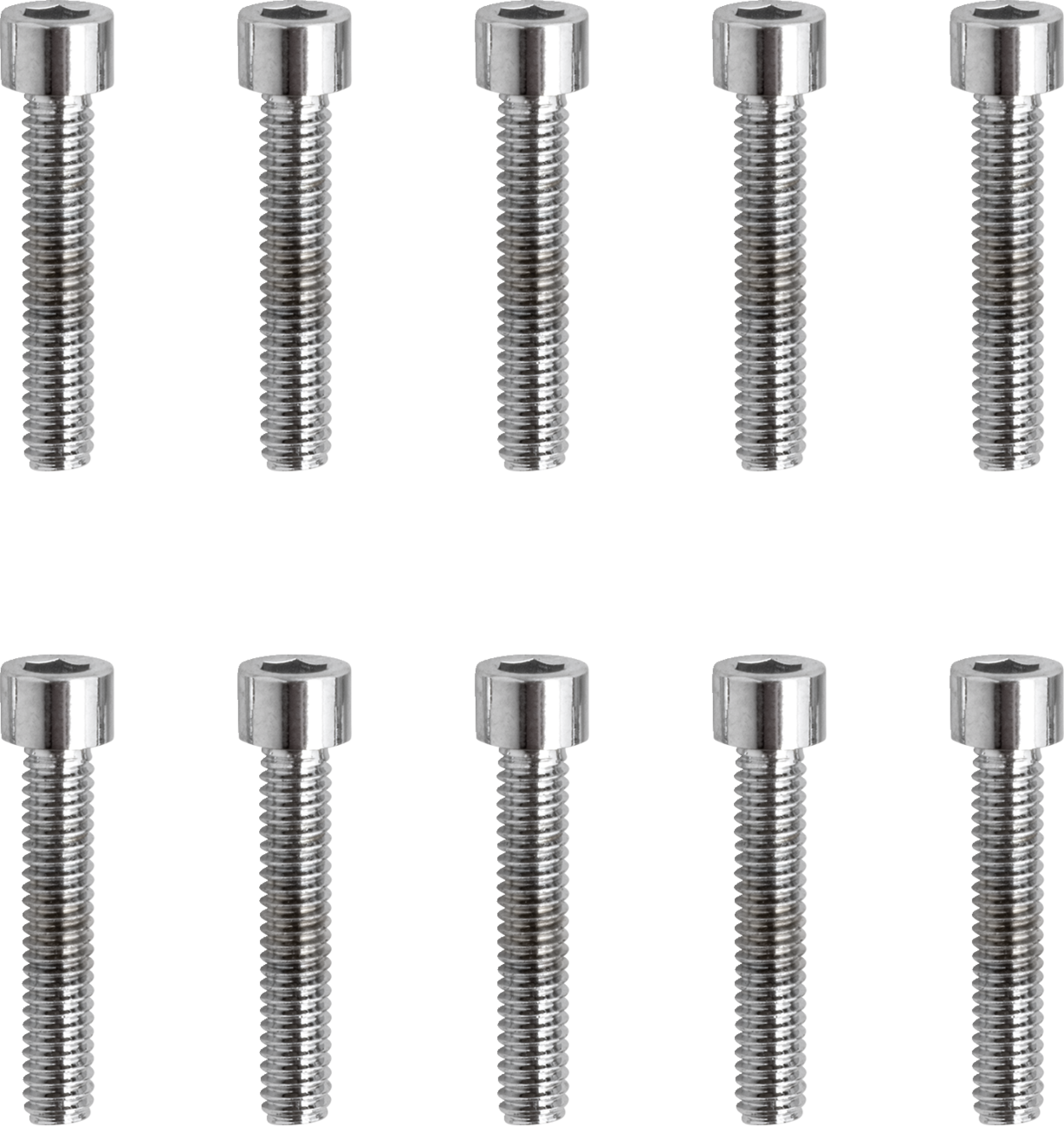 Bolts - Socket-Head - Replacement - Smooth/Coarse Thread - #8-32 x 7/8" - 10 Pack