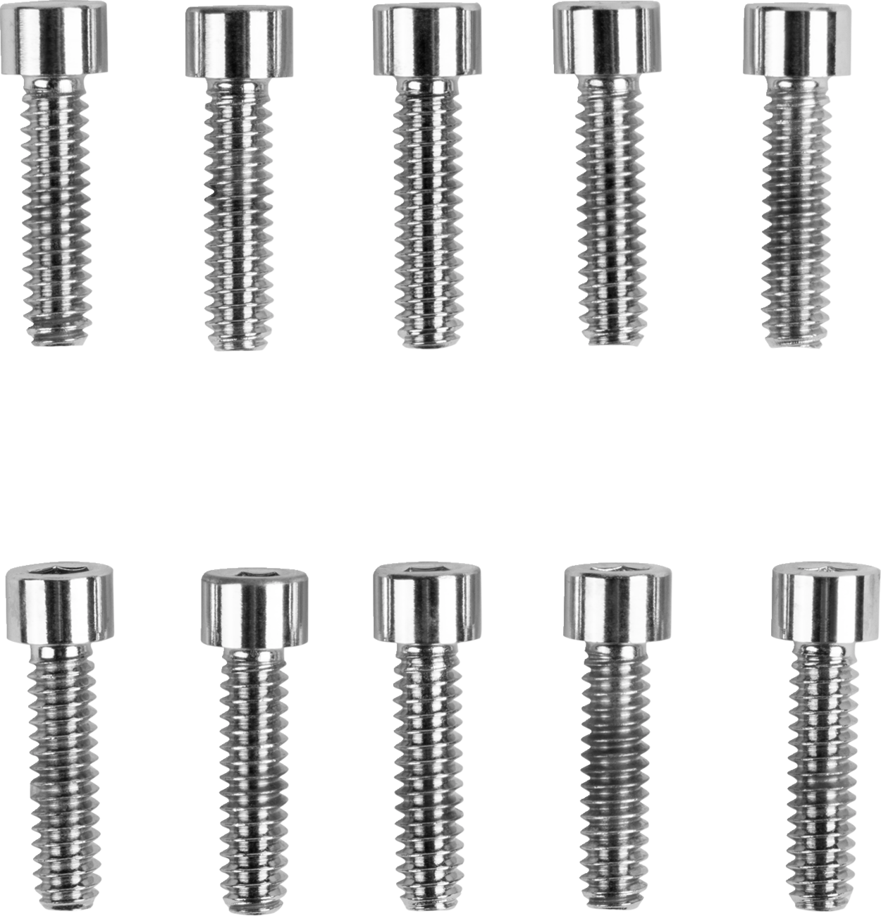 Bolts - Socket-Head - Replacement - Smooth/Coarse Thread - #10-24 x 3/4" - 10 Pack