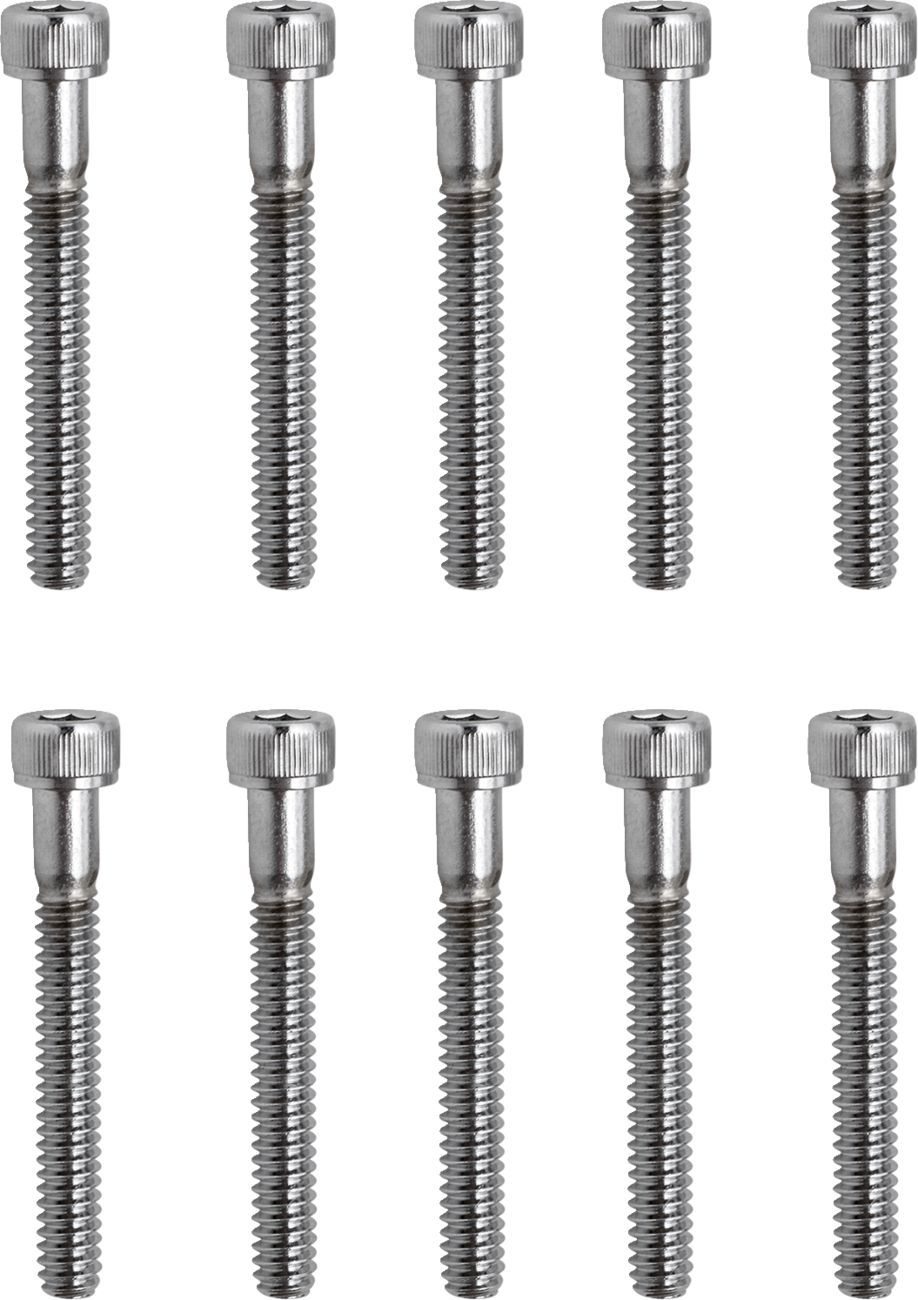 Bolts - Socket-Head - Replacement - Knurled/Coarse Thread - #10-24 x 1-1/2" - 10 Pack