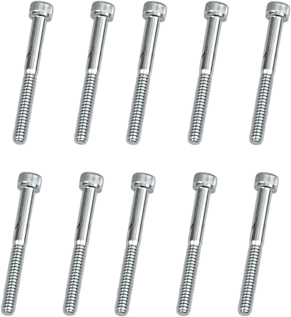 Bolts - Socket-Head - Replacement - Knurled/Coarse Thread - #10-24 x 1-3/4" - 10 Pack