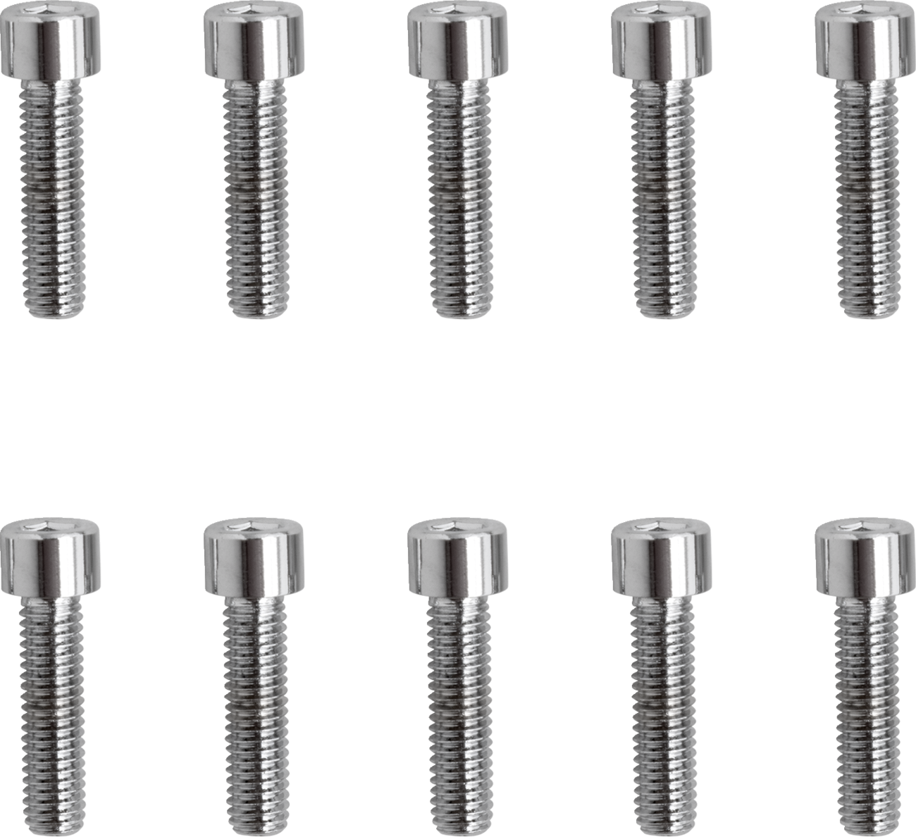 Bolts - Socket-Head - Replacement - Smooth/Fine Thread - #10-32 x 3/4" - 10 Pack