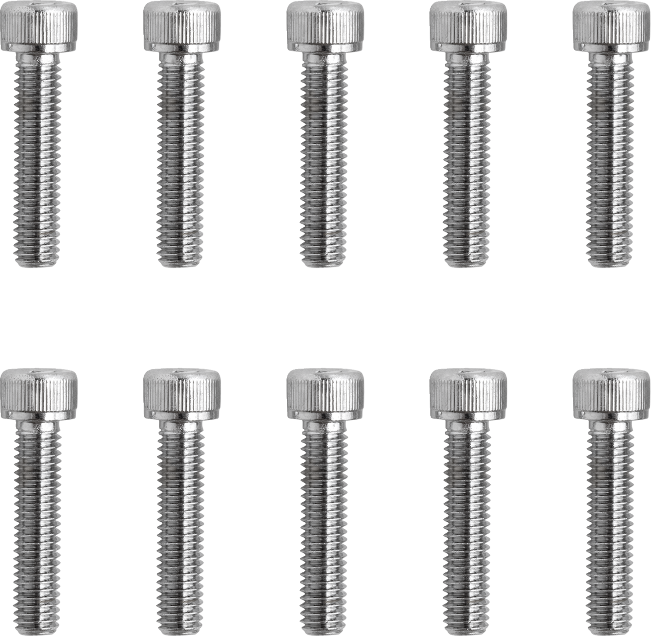 Bolts - Socket-Head - Replacement - Knurled/Fine Thread - #10-32 x 7/8" - 10 Pack