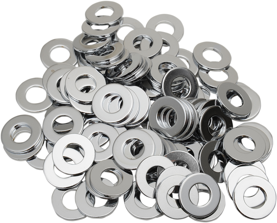 Washers - Flat - 1/4" - Chrome