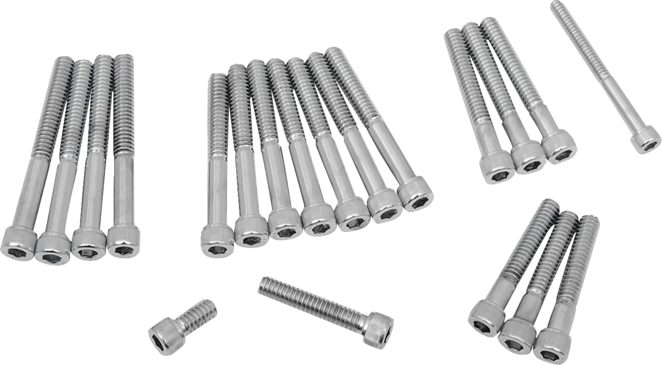 Bolt Set - Cam/Primary Cover - Socket-Head/Knurled - '71-'76 Sportster