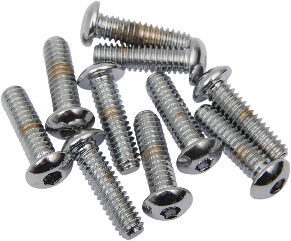 Bolts - Button Head/Replacement - 1/4"-20 x 1" - 10 Pack