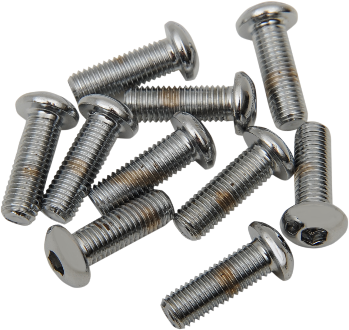 Bolts - Button Head/Replacement - 1/4"-28 x 1" - 10 Pack