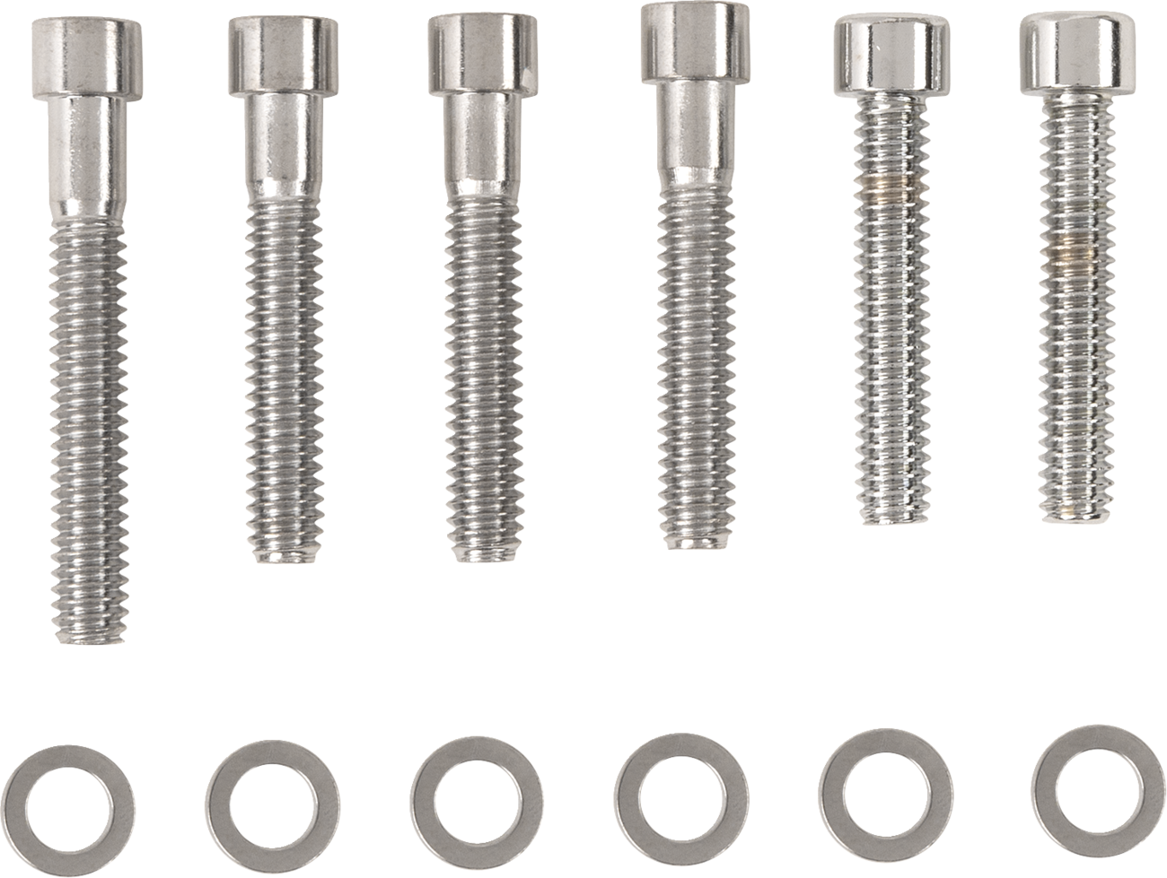 Bolt Kit - Cam Cover - Smooth - Chrome - '87-'92 Harley-Davidson