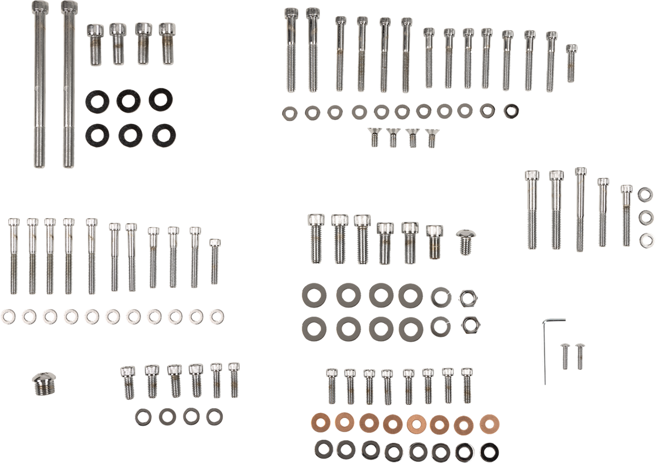 Bolt Kit - Complete Motor - Knurled/Socket-Head - '91-'03 Sportster