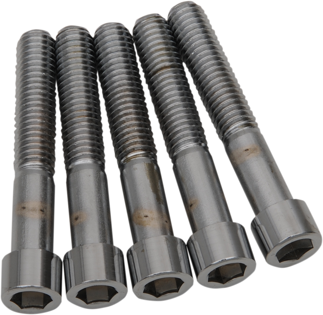 Bolts - Socket-Head/Replacement - Smooth/Coarse Thread - 7/16"-14 x 3" - 5 Pack