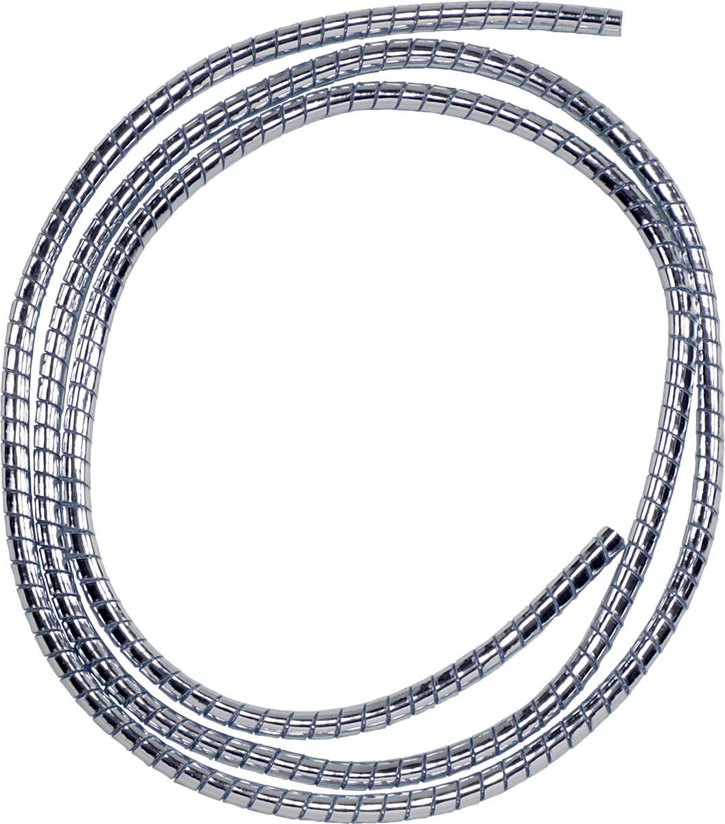Chrome Cable/Wire Covering - 3/16"