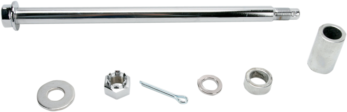 Axle Kit - Rear - Chrome - '00-'07 Softail
